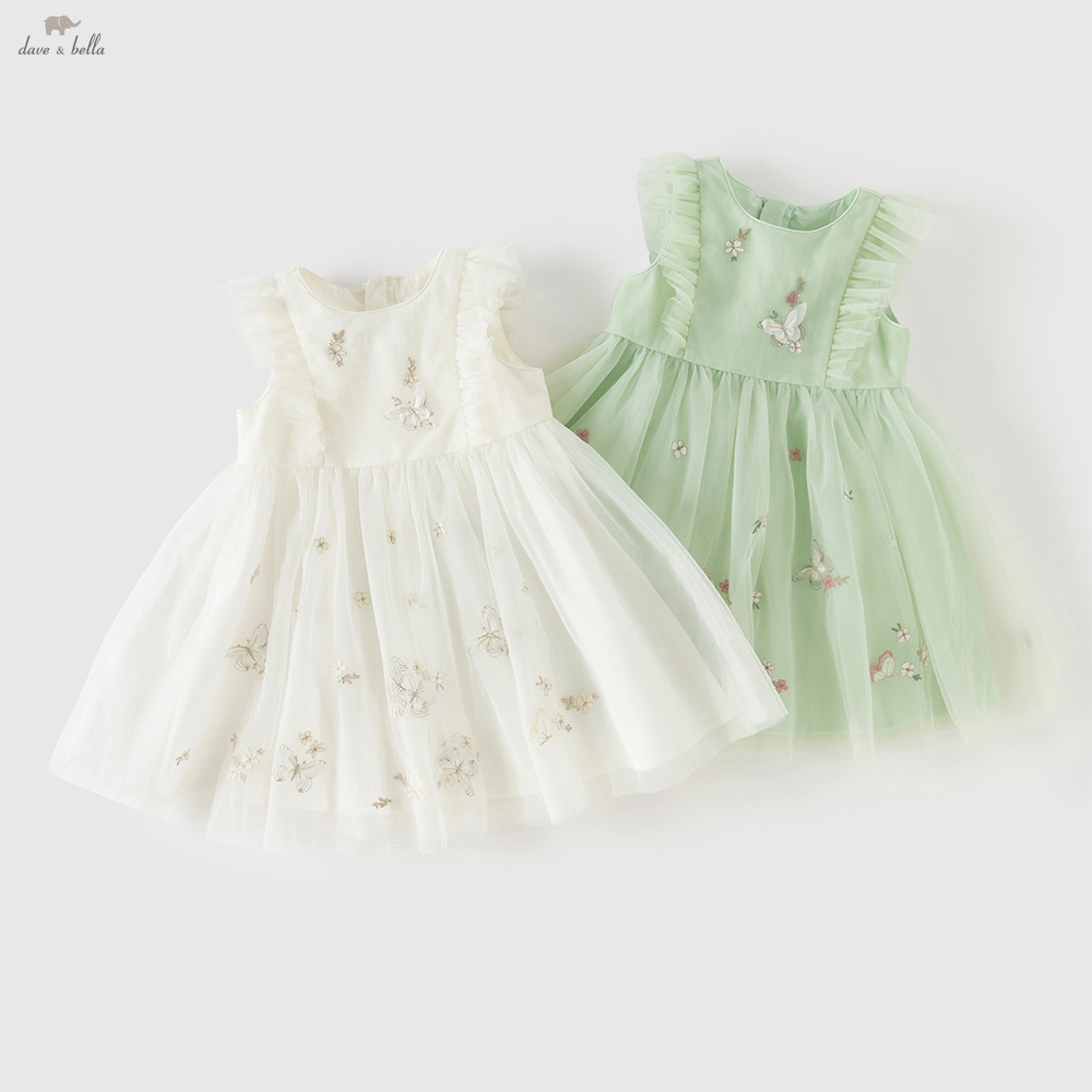 Summer Clothing Baby Girl - Платье принцессы Dave Bella с вышивкой