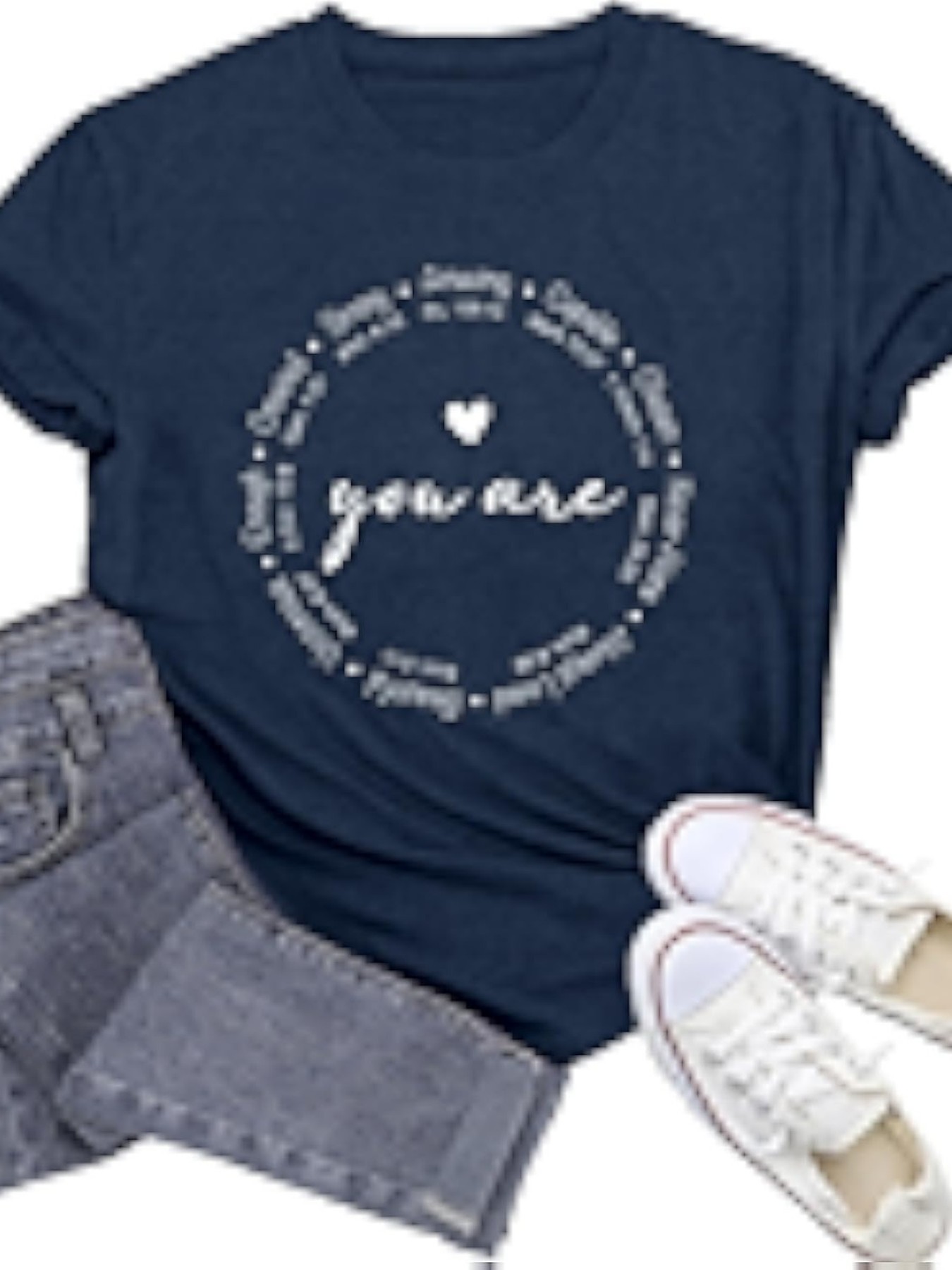 Summer Clothing Must Haves - Женская футболка больших размеров с коротким